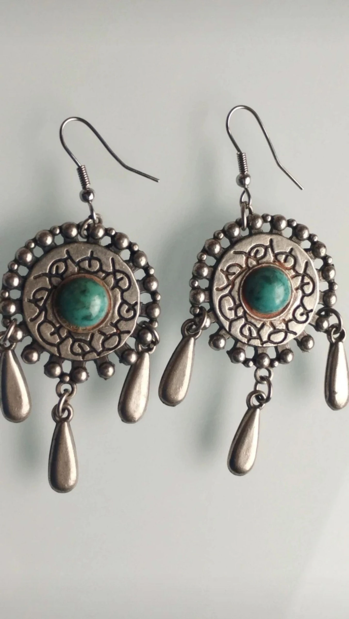 🧿🎁💙Preciosos Pendientes Artesanales Atrapasueños💙🎁🧿 – photo 2